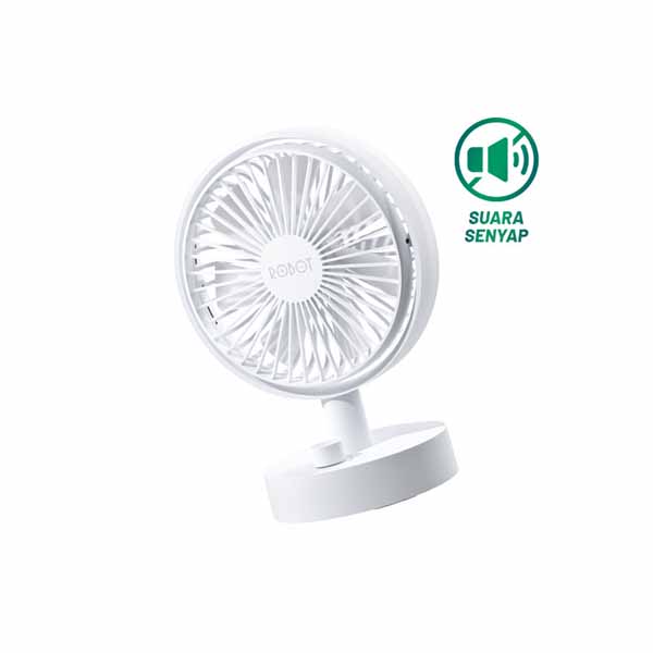 Robot Usb Mini Fan Rt Bf S White Mdp It And Electronic Superstore