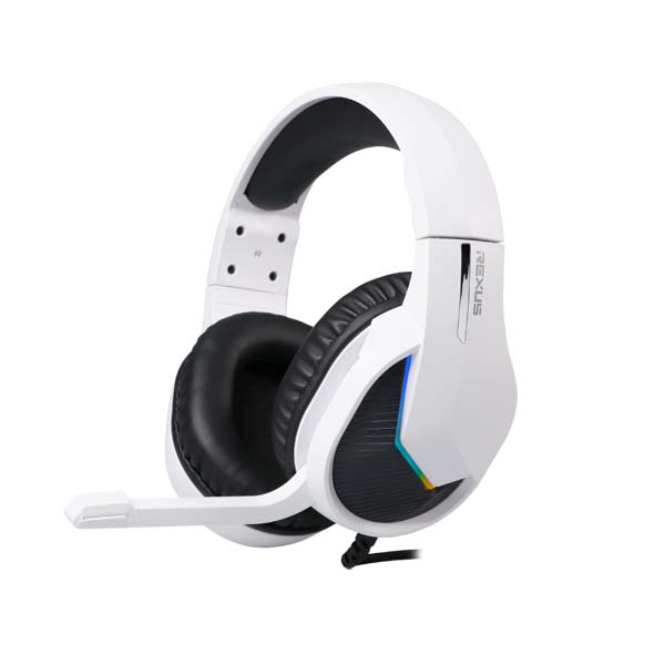 HEADSET GAMING REXUS RGB VONIX F80 WHITE MDP IT And Electronic