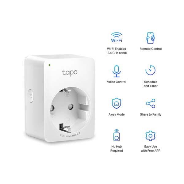 TP-LINK MINI SMART WIFI SOCKET SMART PLUG WIRELESS COLOKAN TAPO P100 ...
