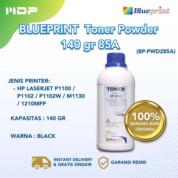 TONER BLUEPRINT POWDER 140GR HP85A (BP-PWD285A) | MDP - IT and ...