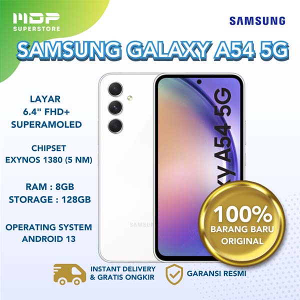 SMARTPHONE SAMSUNG GALAXY A54 (A546) 5G 8/128 WHITE | MDP - IT and ...
