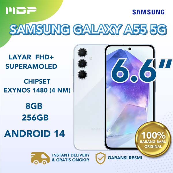 SMARTPHONE SAMSUNG GALAXY A55 (A556) 5G 8/256 BLUE | MDP - IT and ...