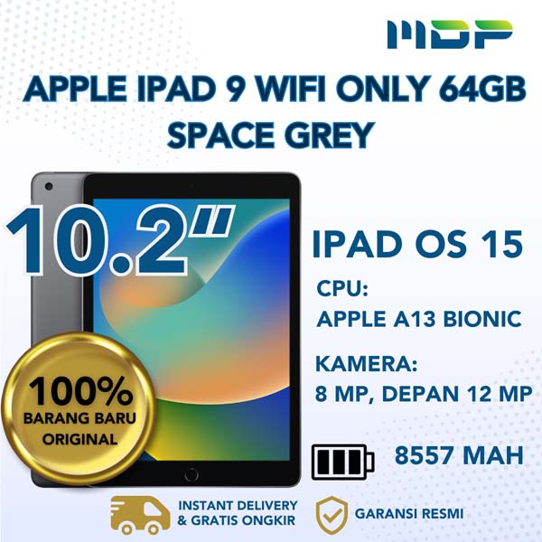 MK2K3J/A iPad Wi-Fi 64GB つづけよ スペースグレイ